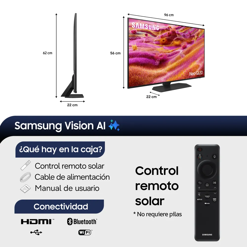 Samsung Neo QLED QN90F 43", foto 2