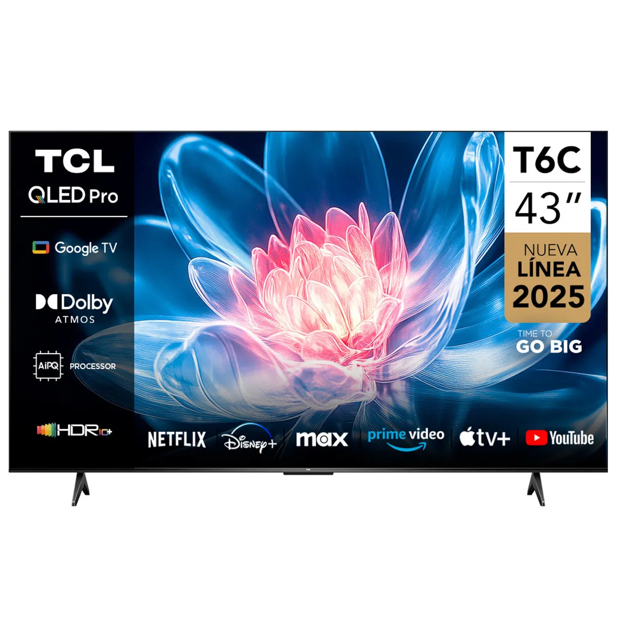 TCL - Smart TV QLED  43" 4K UHD - Google TV