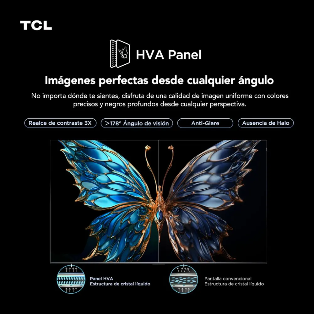 Smart TV 43" QLED 4K T6C Google TV, foto 11