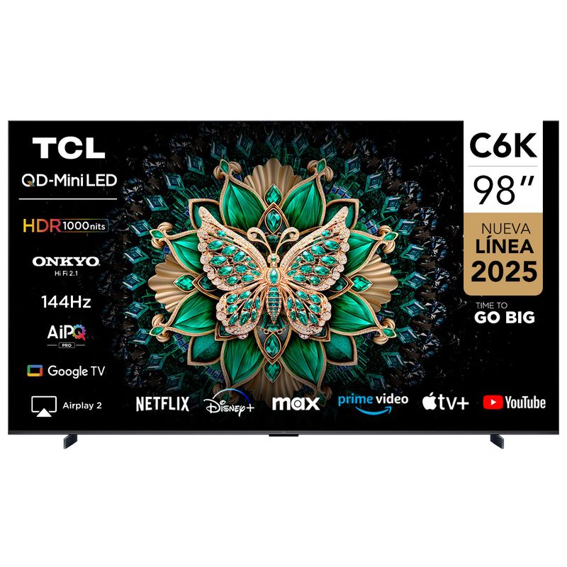 TCL - MINI LED Smart Tv QLED 98" 4K C6K Android TV TCL
