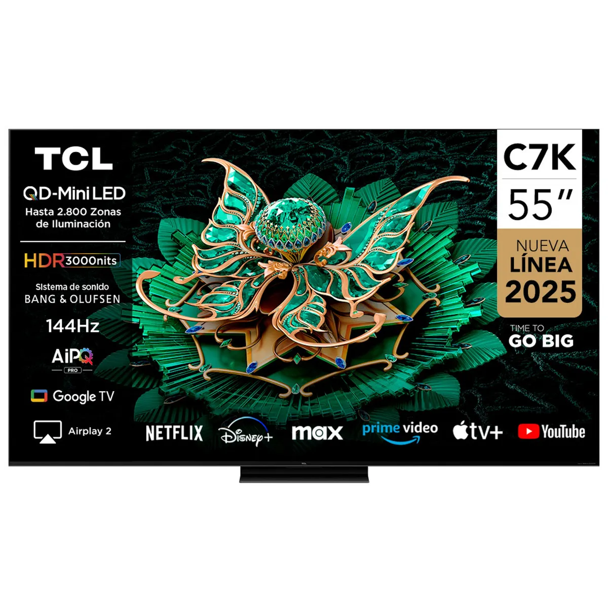 TCL - Mini Led Smart Tv QLED 55" 4K UHD - Android TV