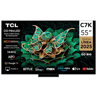 Tcl Mini Led Smart Tv Qled 55"" 4K Uhd - Android Tv