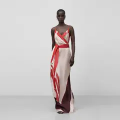 ADOLFO DOMINGUEZ - Vestido Largo Estampado Mujer