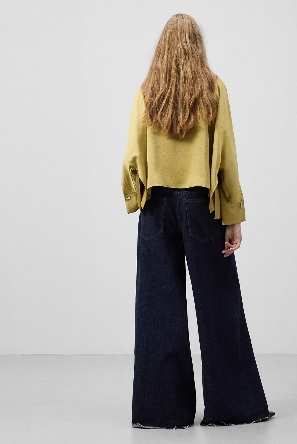 ADOLFO DOMINGUEZ - Blusa Satinada Mujer Adolfo Dominguez