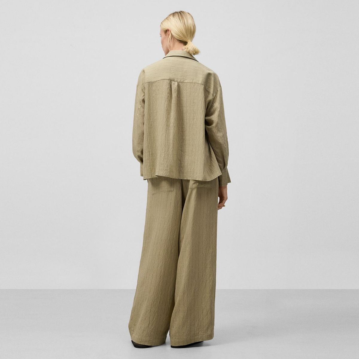 ADOLFO DOMINGUEZ - Pantalón Ancho Mujer Adolfo Dominguez