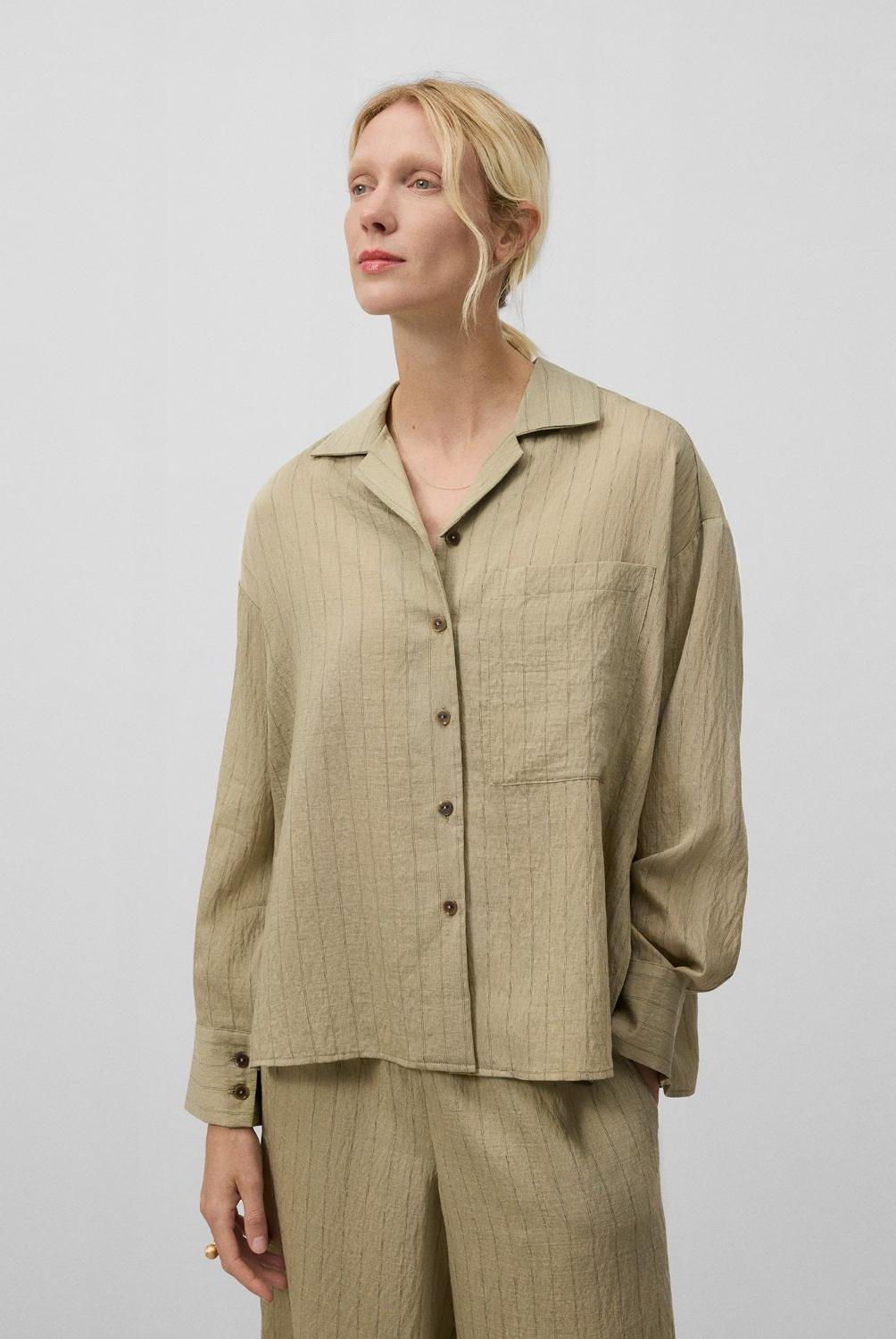 ADOLFO DOMINGUEZ - Camisa Viscosa Mujer Adolfo Dominguez