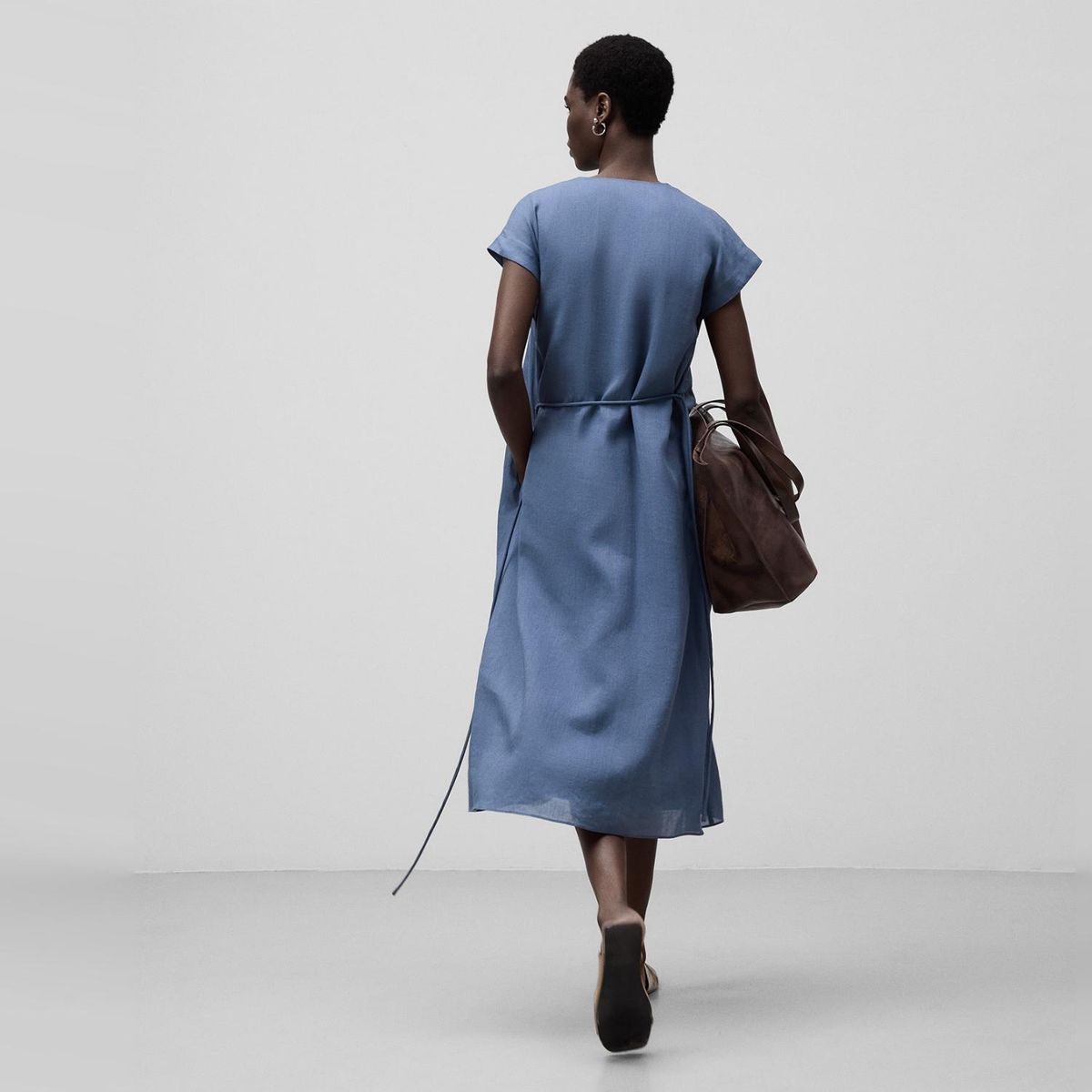 ADOLFO DOMINGUEZ - Vestido Ramio Mujer Adolfo Dominguez