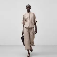 ADOLFO DOMINGUEZ - Camisa Lino Mujer