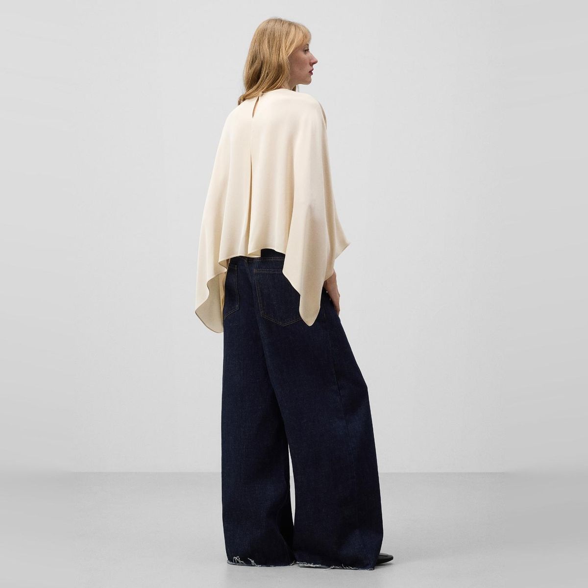 ADOLFO DOMINGUEZ - Blusa Lisa Efecto Satinado Mujer Adolfo Dominguez