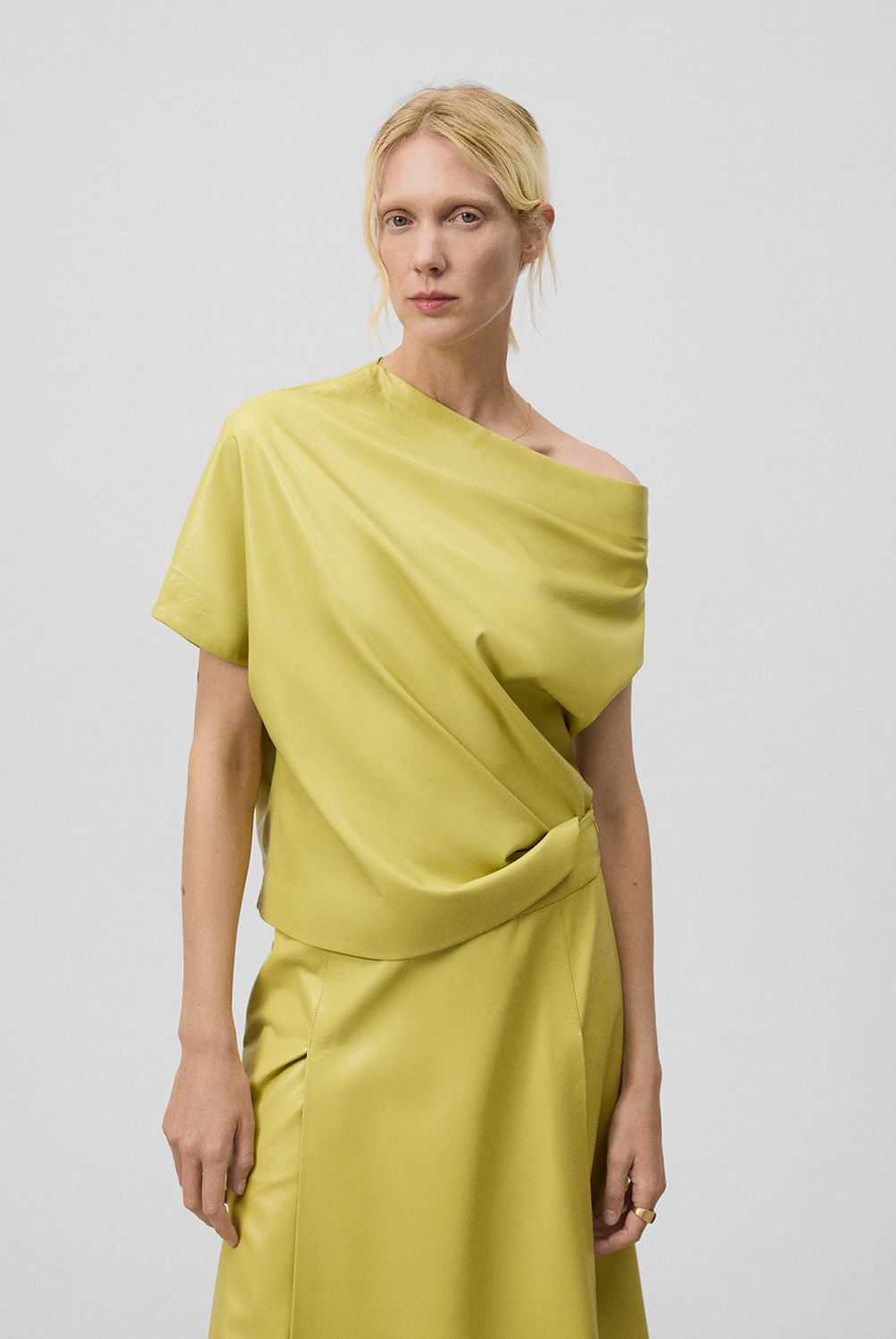 ADOLFO DOMINGUEZ - Blusa Asimétrica Mujer Adolfo Dominguez