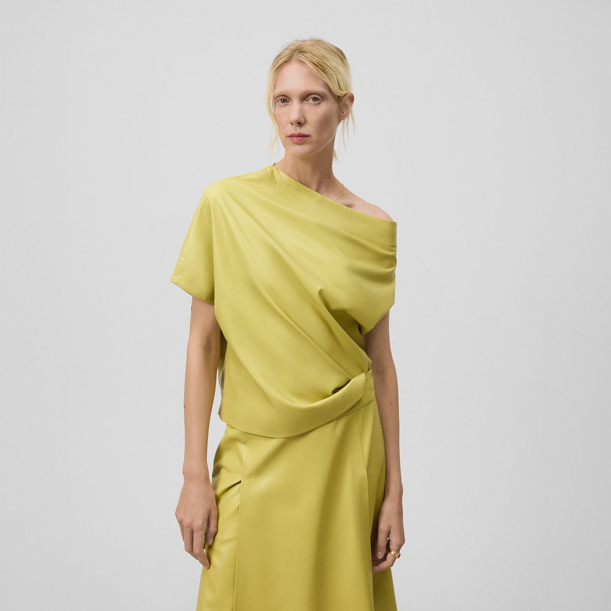 ADOLFO DOMINGUEZ - Blusa Asimétrica Mujer Adolfo Dominguez