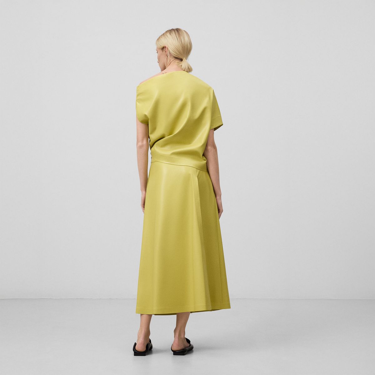 ADOLFO DOMINGUEZ - Falda Midi Mujer Adolfo Dominguez