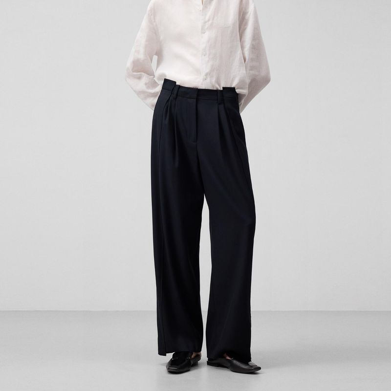 ADOLFO DOMINGUEZ - Pantalón Ancho Mujer Adolfo Dominguez