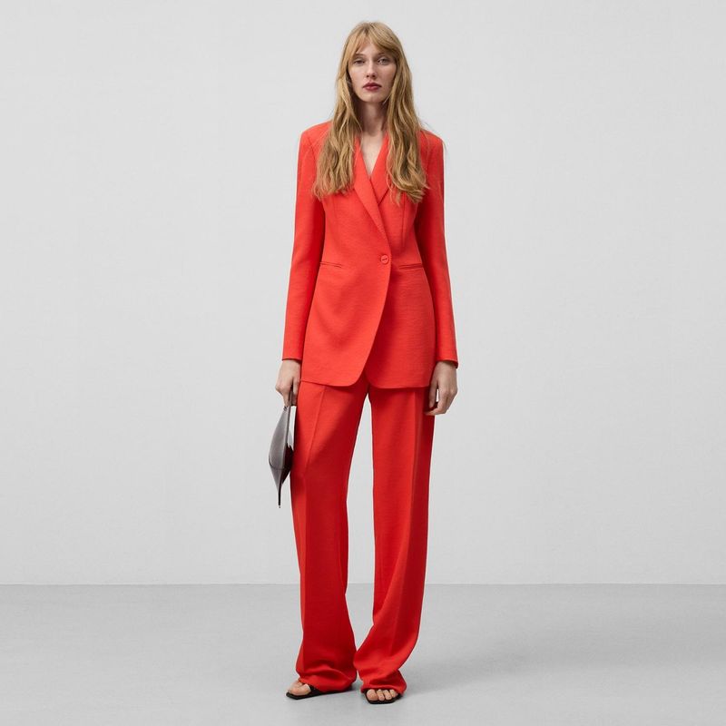 ADOLFO DOMINGUEZ - Pantalón Ancho Mujer Adolfo Dominguez