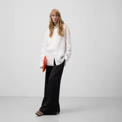 ADOLFO DOMINGUEZ - Pantalón Ancho Mujer