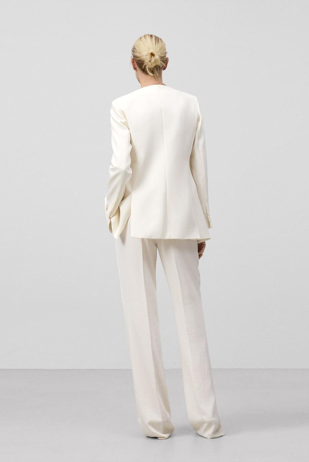 ADOLFO DOMINGUEZ - Blazer Cuello Mujer Adolfo Dominguez