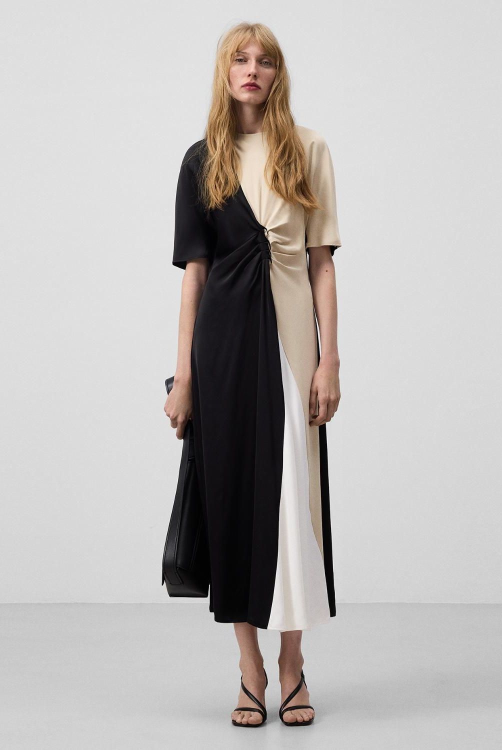 ADOLFO DOMINGUEZ - Vestido Midi Estampado Mujer Adolfo Dominguez