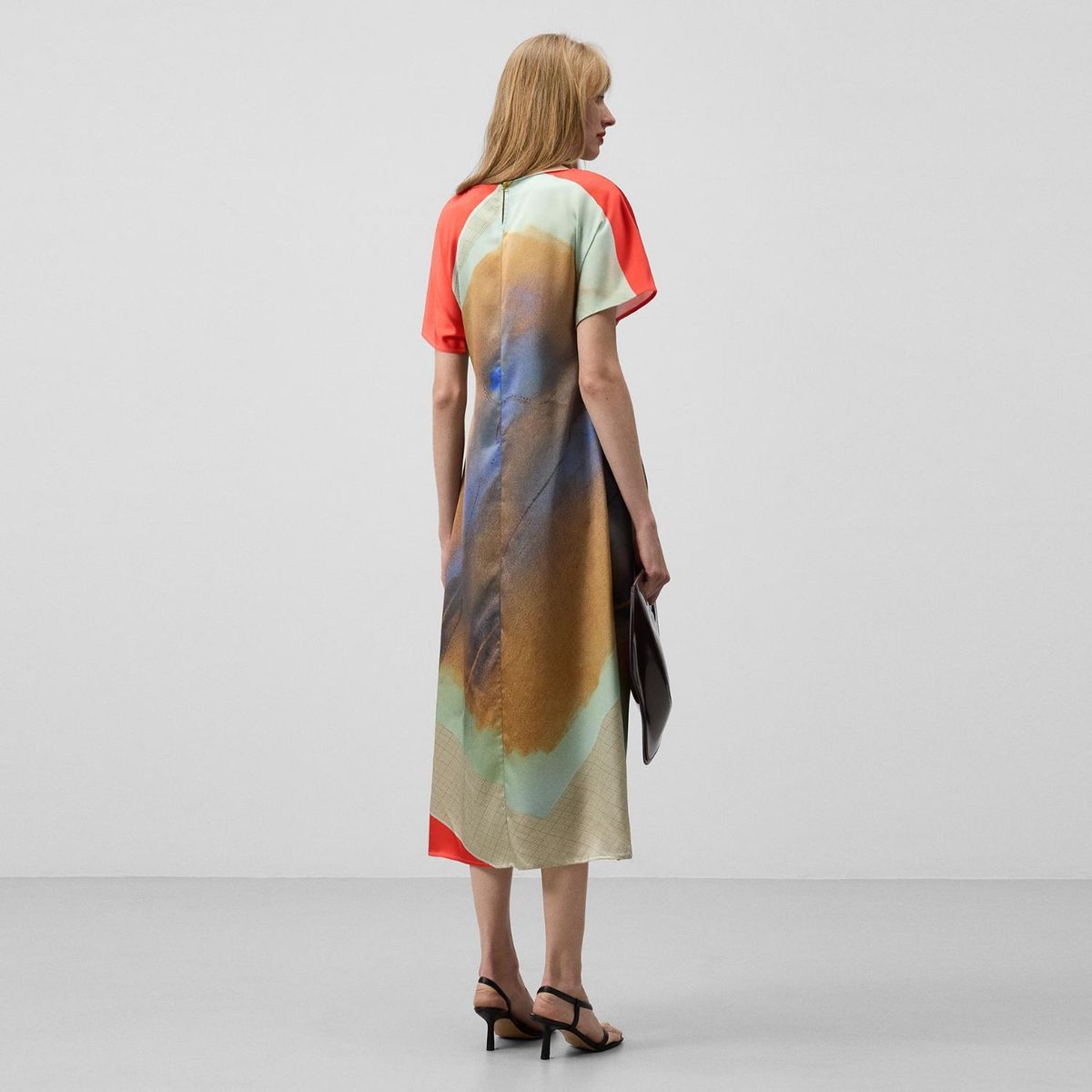 ADOLFO DOMINGUEZ - Vestido Largo Estampado Mujer Adolfo Dominguez