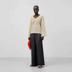 ADOLFO DOMINGUEZ - Sweater Cuello En V Mujer Adolfo Domínguez