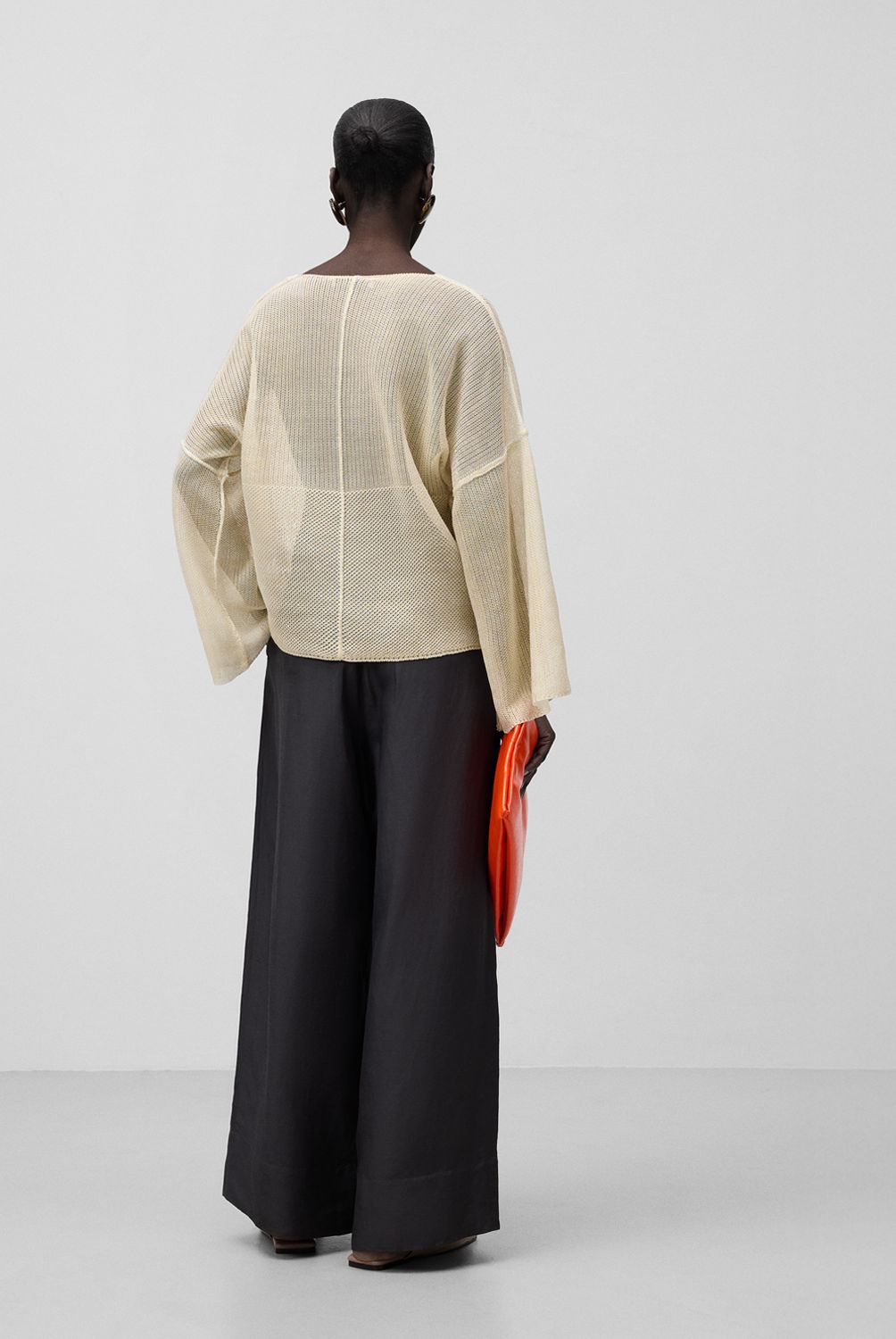 ADOLFO DOMINGUEZ - Sweater Cuello En V Mujer Adolfo Dominguez