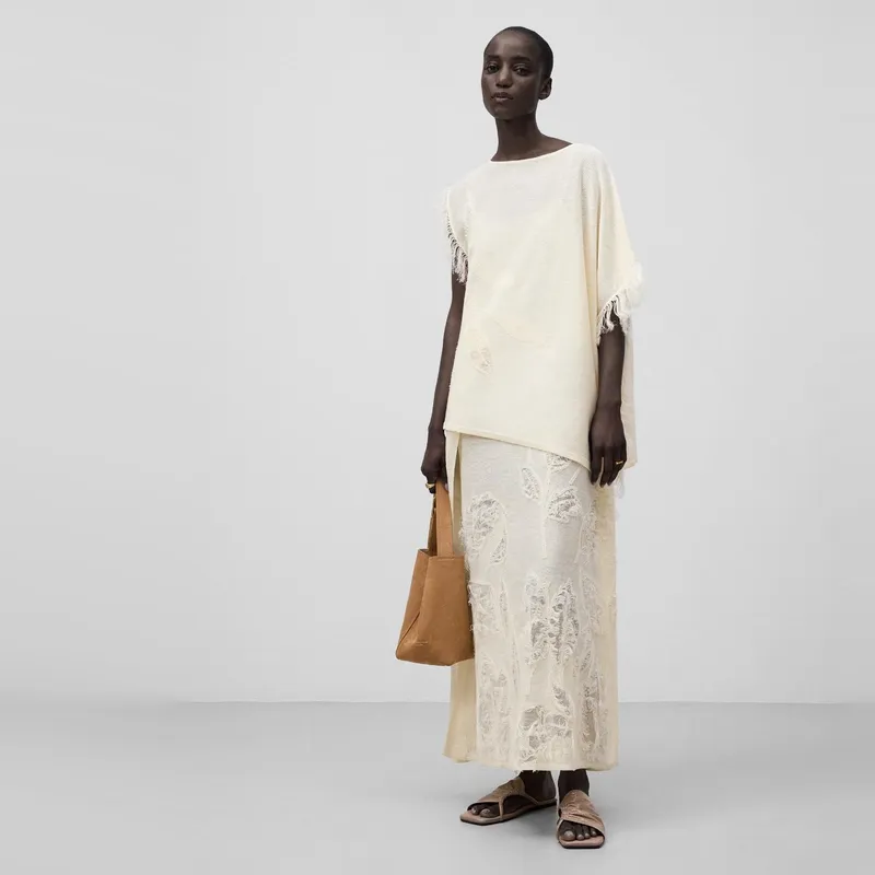 ADOLFO DOMINGUEZ - Blusa Lino Una Manga Mujer Adolfo Dominguez