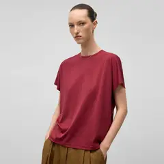 ADOLFO DOMINGUEZ - Polera Lisa Sin Mangas Mujer