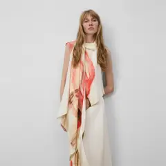 ADOLFO DOMINGUEZ - Blusa Estampada Sin Mangas Mujer
