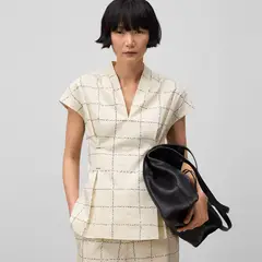 ADOLFO DOMINGUEZ - Blusa Estampada 100% Algodón Mujer
