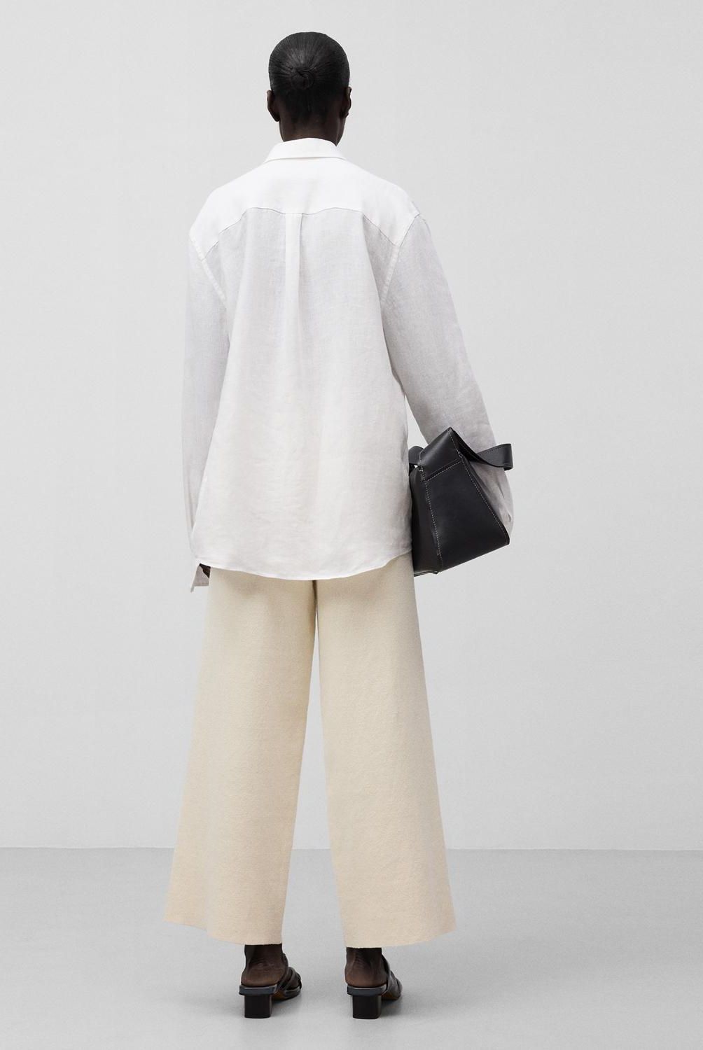 ADOLFO DOMINGUEZ - Pantalón Lino Mujer Adolfo Dominguez