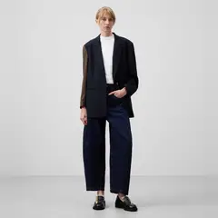 ADOLFO DOMINGUEZ - Pantalón Ancho 100% Algodón Mujer Adolfo Domínguez