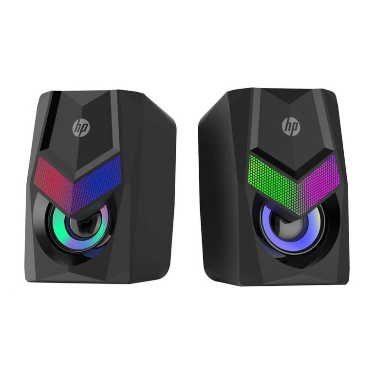 Parlantes Gamer Rgb Negro