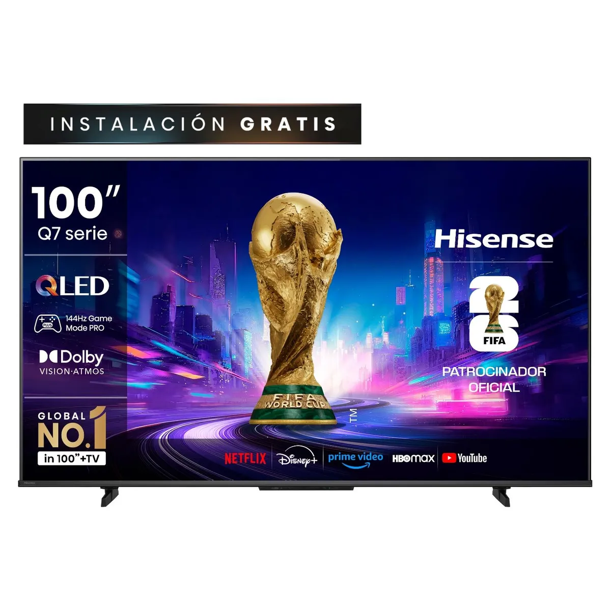 HISENSE - Smart Tv QLED 100" 100Q7QG 4K Hisense