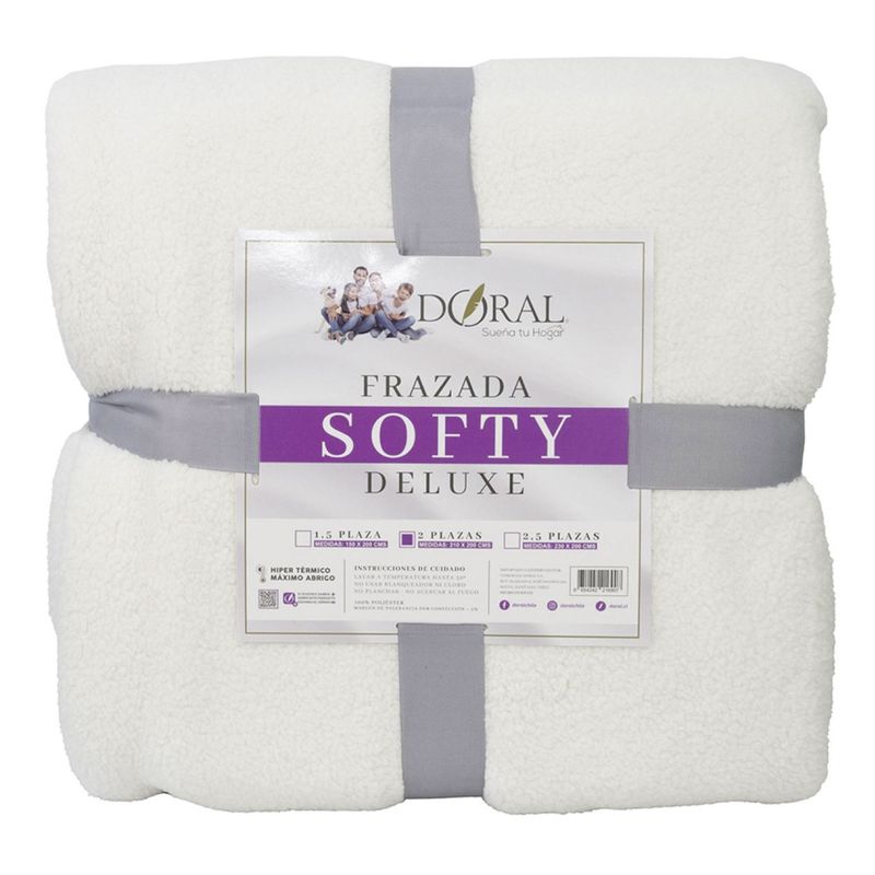 DORAL - Frazada Softy Lisa 2 Plazas Doral