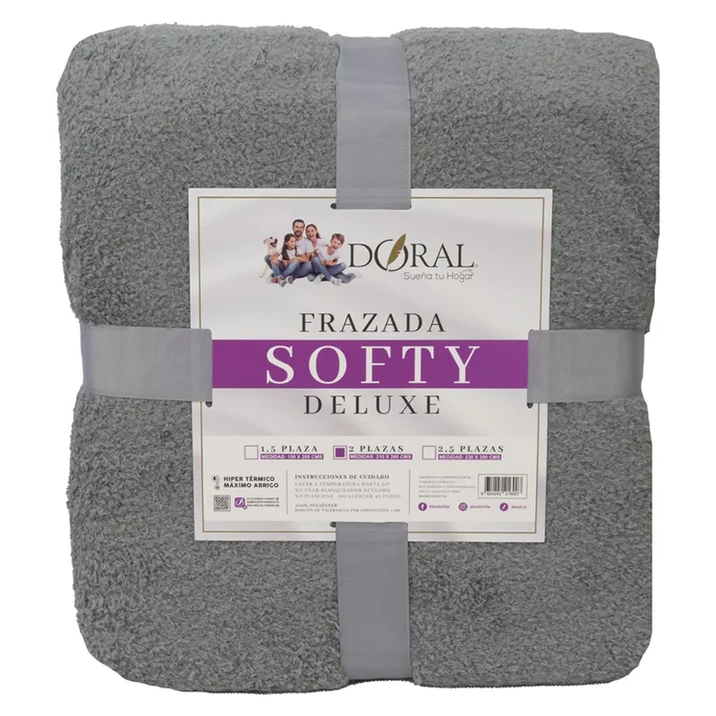 DORAL - Frazada Softy Lisa 2 Plazas Doral