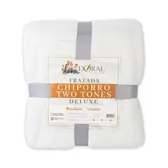 DORAL - Frazada Chiporro Two Tones 1,5 Plazas
