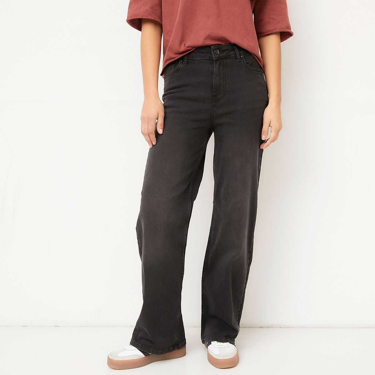 ONLY - Jeans Straight Tiro Medio Mujer Only