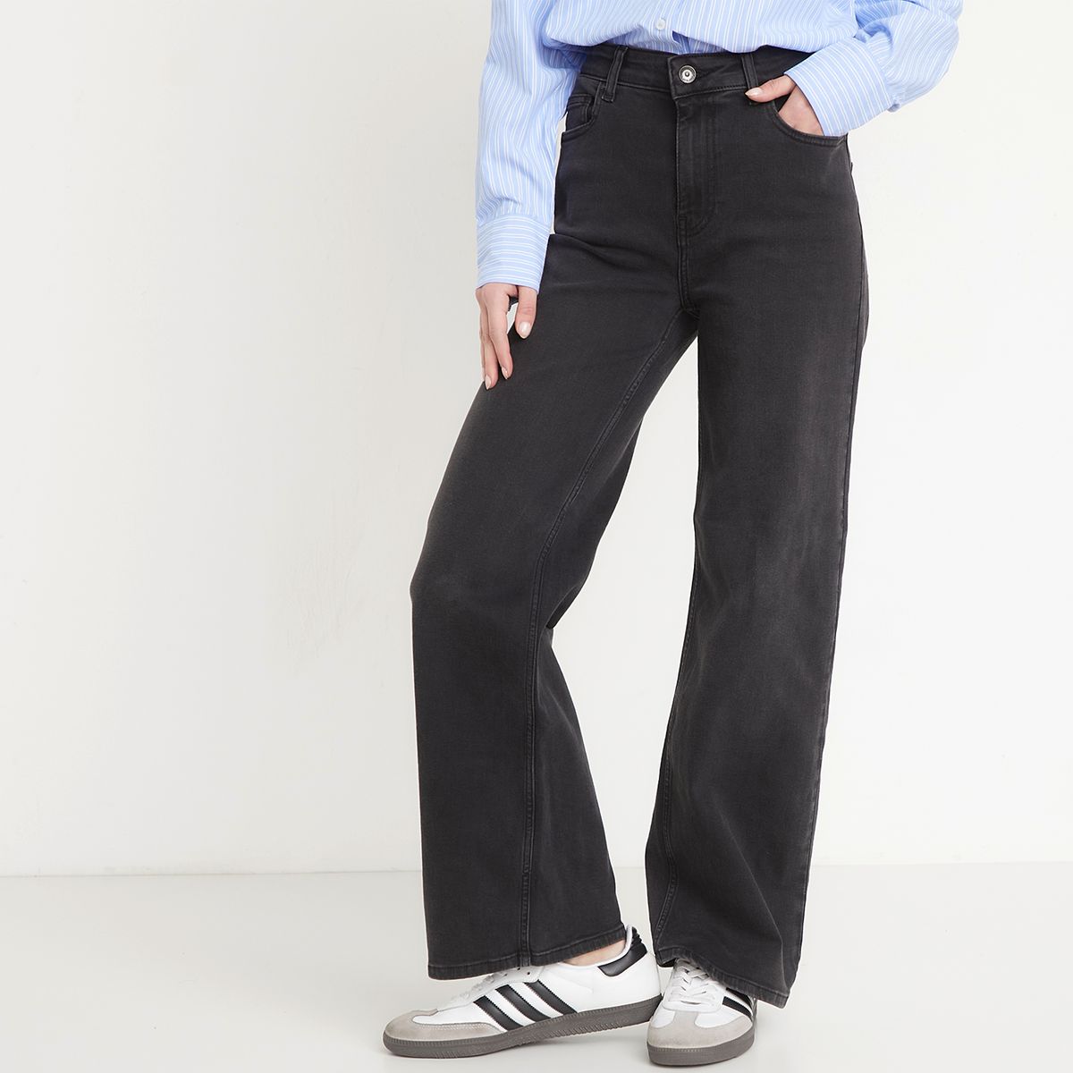 ONLY - Jeans Straight Tiro Alto Mujer Only
