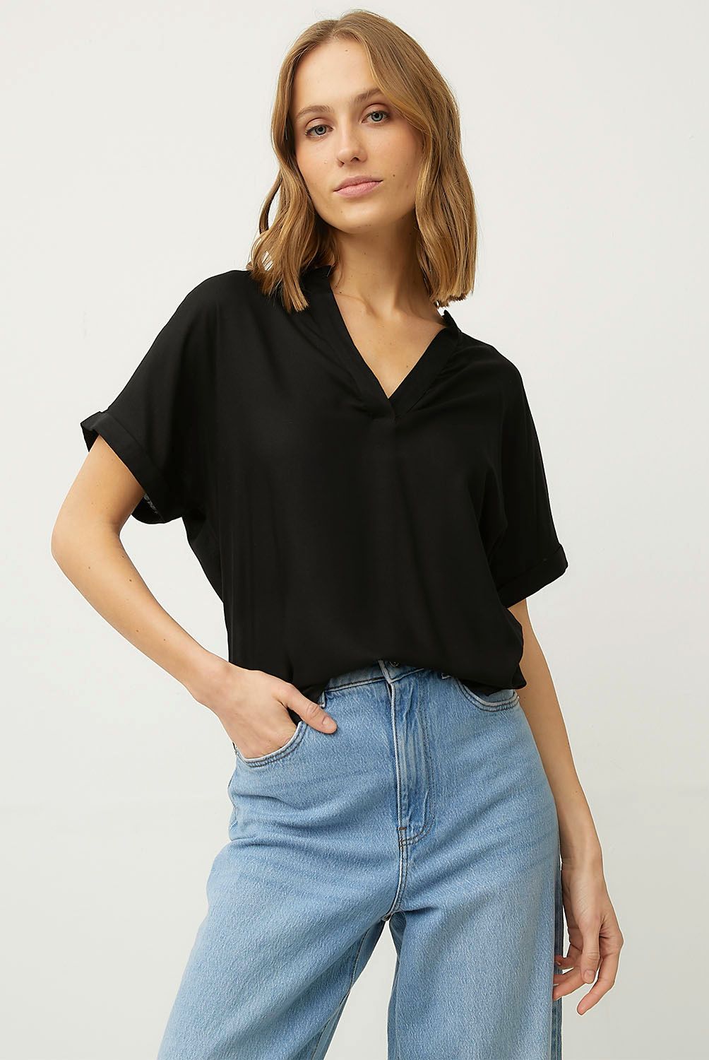VERO MODA - Blusa Manga Corta Mujer Vero Moda