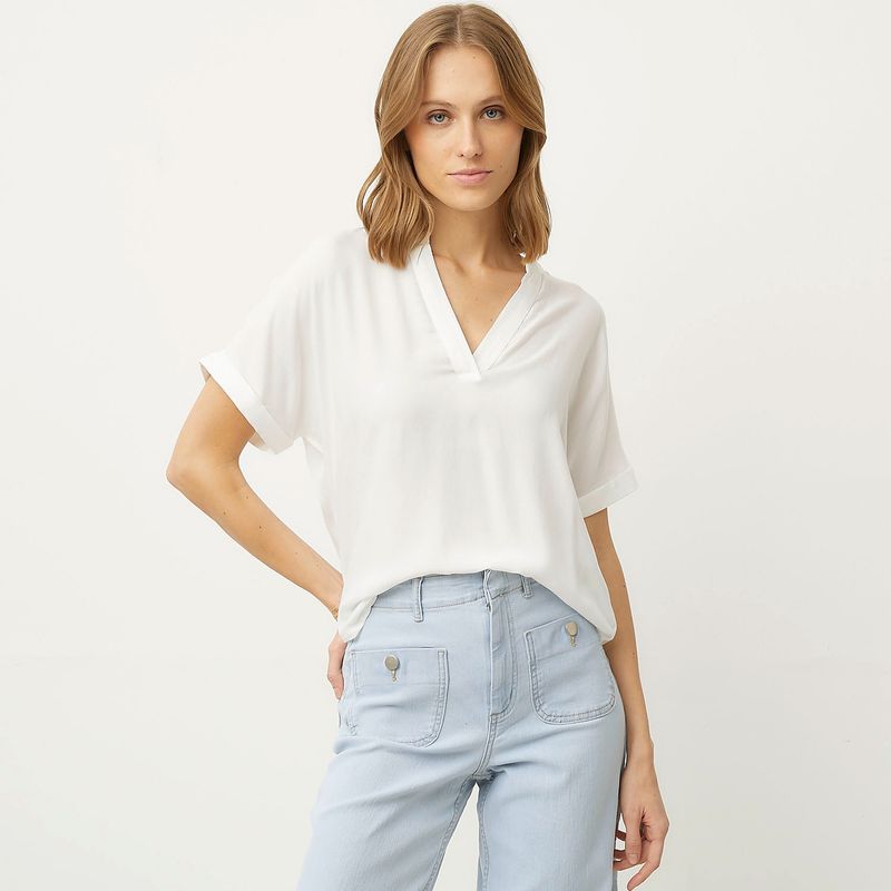VERO MODA - Blusa Manga Corta Mujer Vero Moda