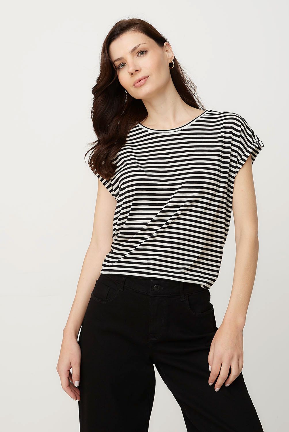 VERO MODA - Polera Estampada Manga Corta Mujer Vero Moda