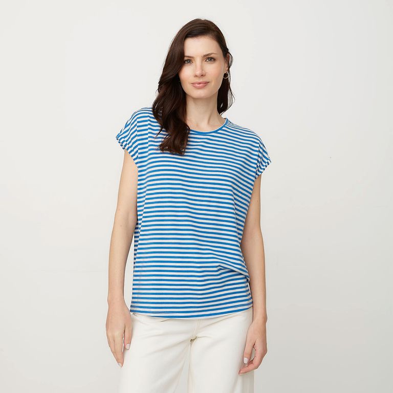 VERO MODA Polera Rayas Mujer