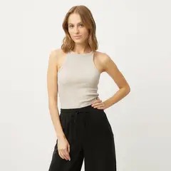 VERO MODA - Polera Halter Algodón Mujer