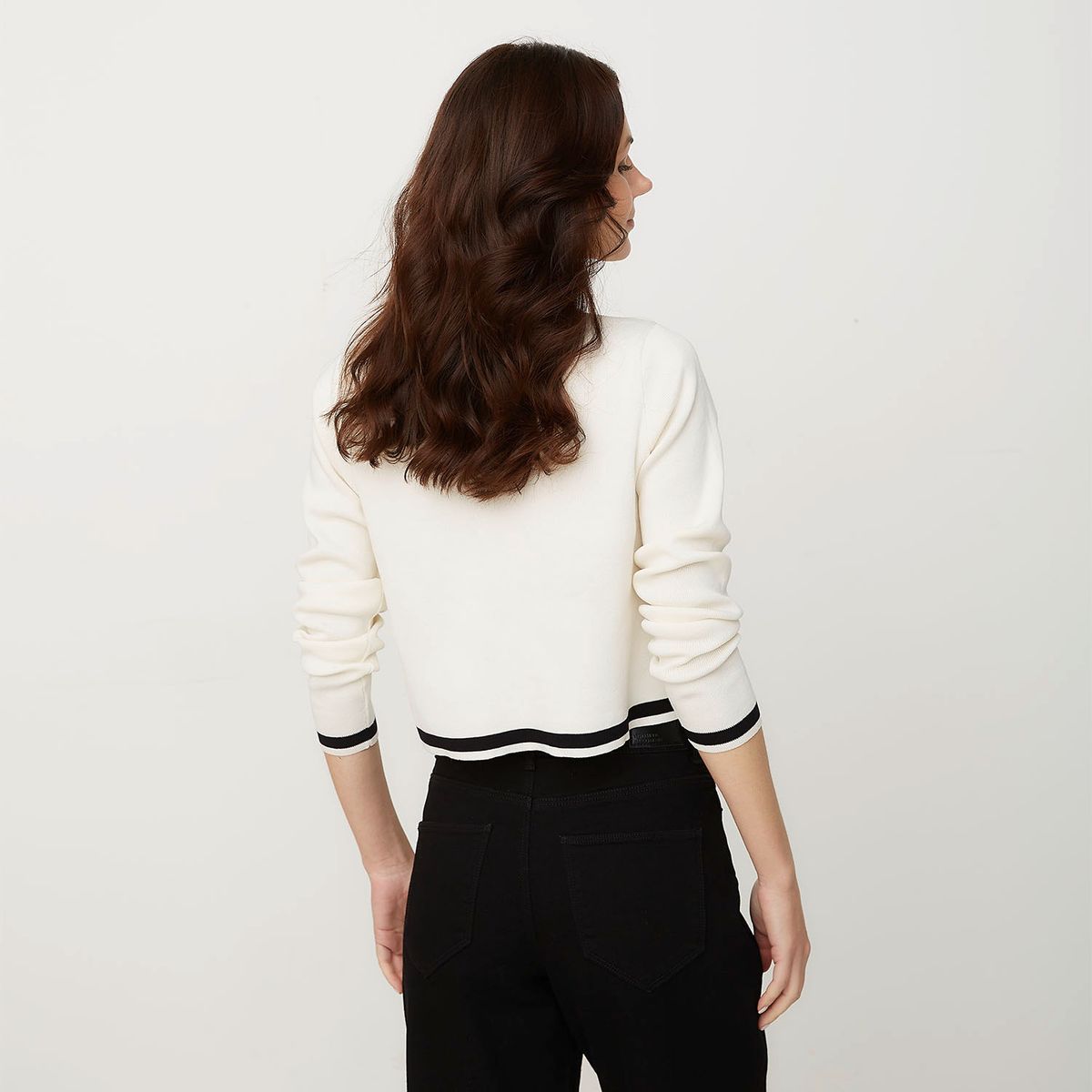 VERO MODA - Chaleco Corto Abotonado Mujer Vero Moda