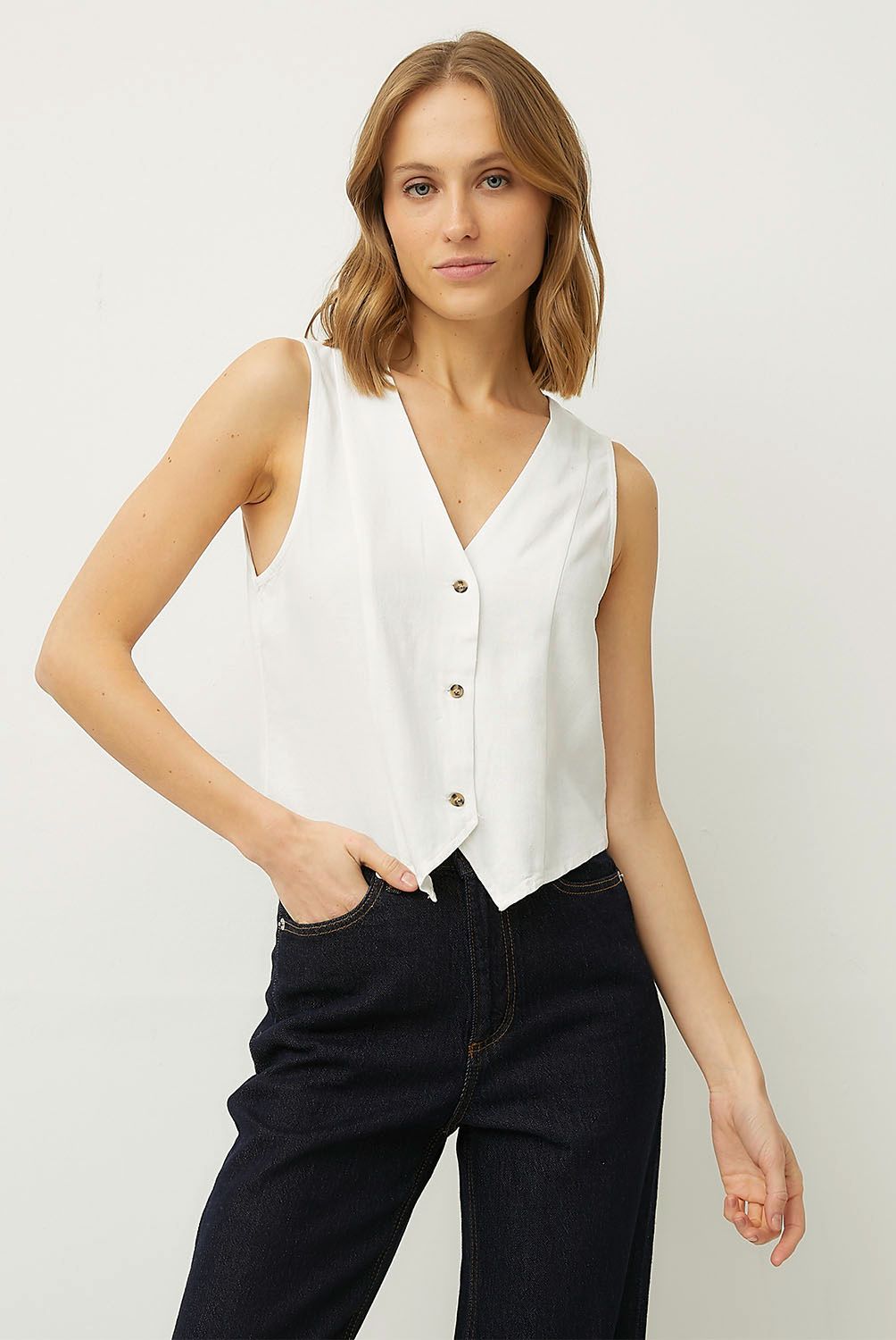 VERO MODA - Vest Botones Mujer Vero Moda