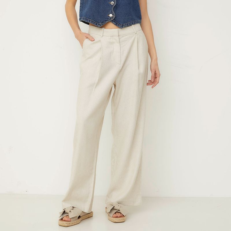 VERO MODA - Pantalón Ancho Mujer Vero Moda