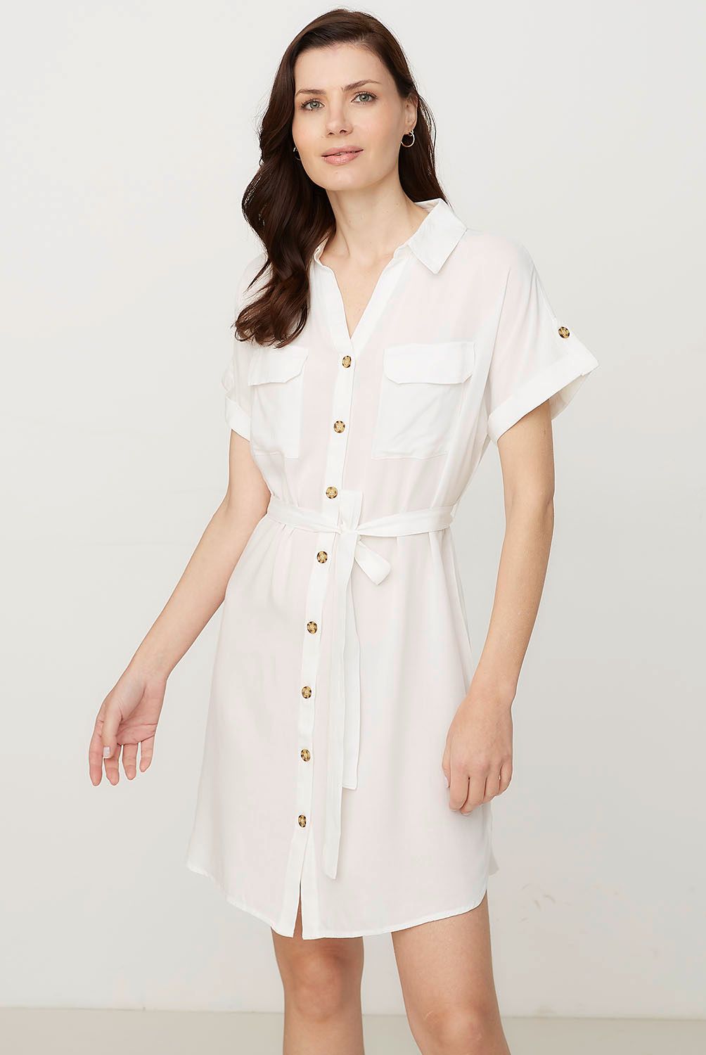 VERO MODA - Vestido Largo Botones  Mujer Vero Moda