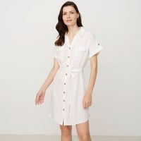 Vestido Largo Botones Mujer