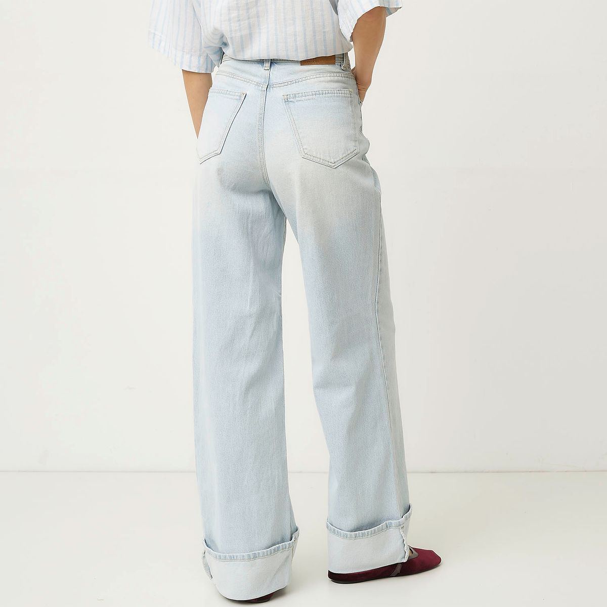 VERO MODA - Pantalón Straight Tiro Alto Mujer Vero Moda