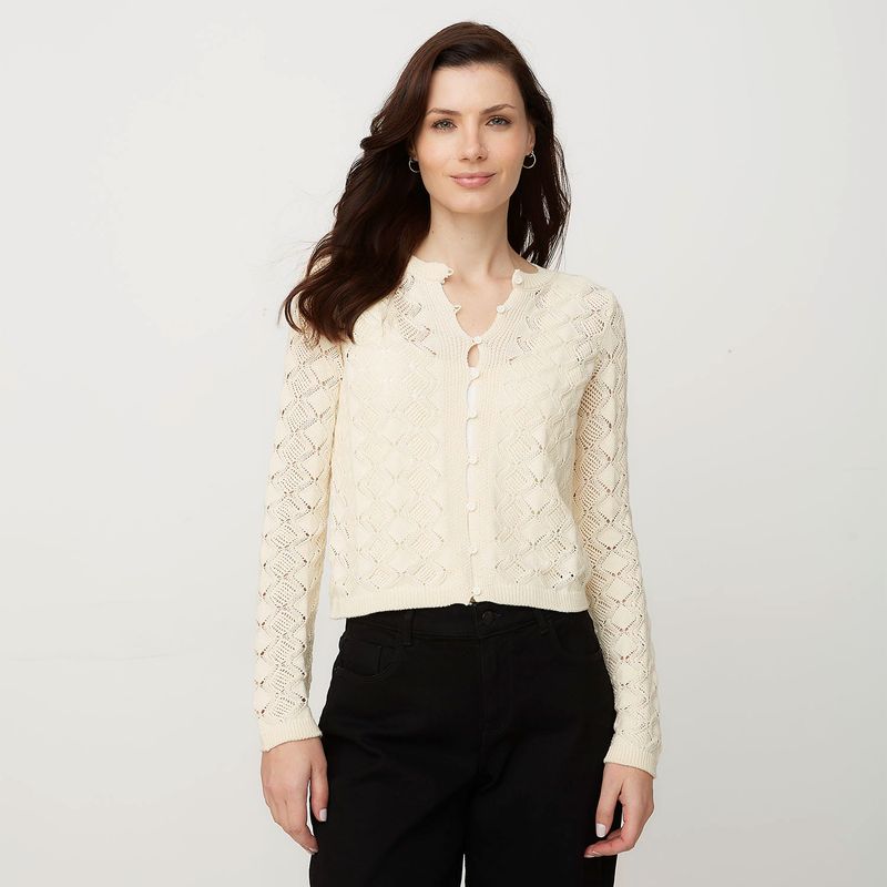 VERO MODA - Sweater Manga Larga Algodón Mujer Vero Moda