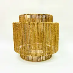 DISEÑO 3 - Lámpara Colgar 3P Yute Cruda